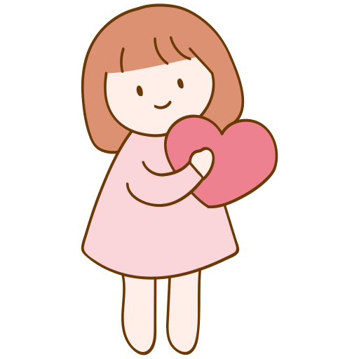 Girl with heart